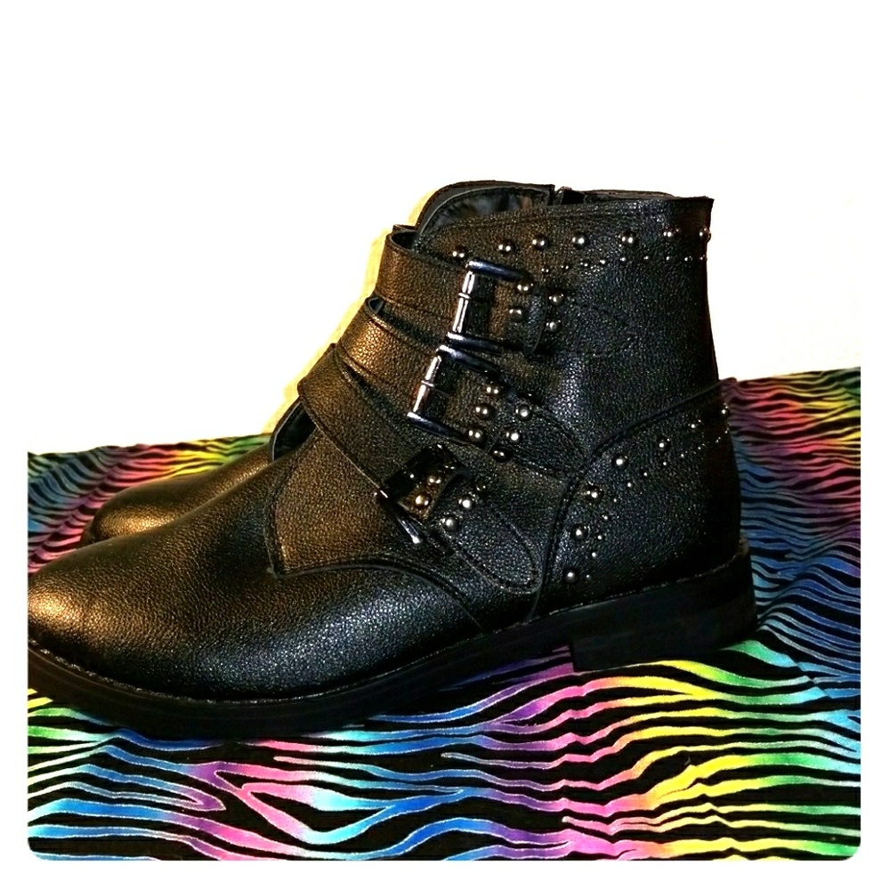 Brand new buckle boots from Rue21